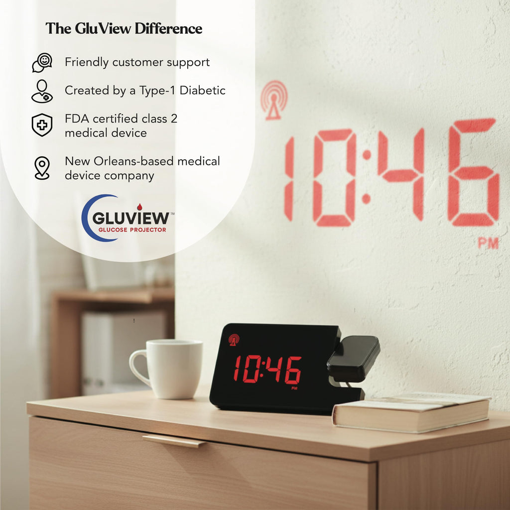 Glucose Projector Clock Y5895