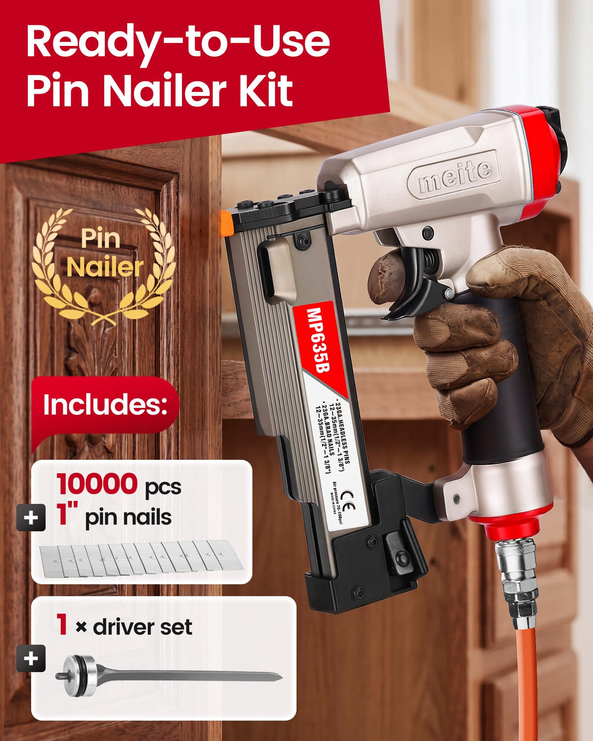 23 Gauge Pneumatic Pin Nailer H722089