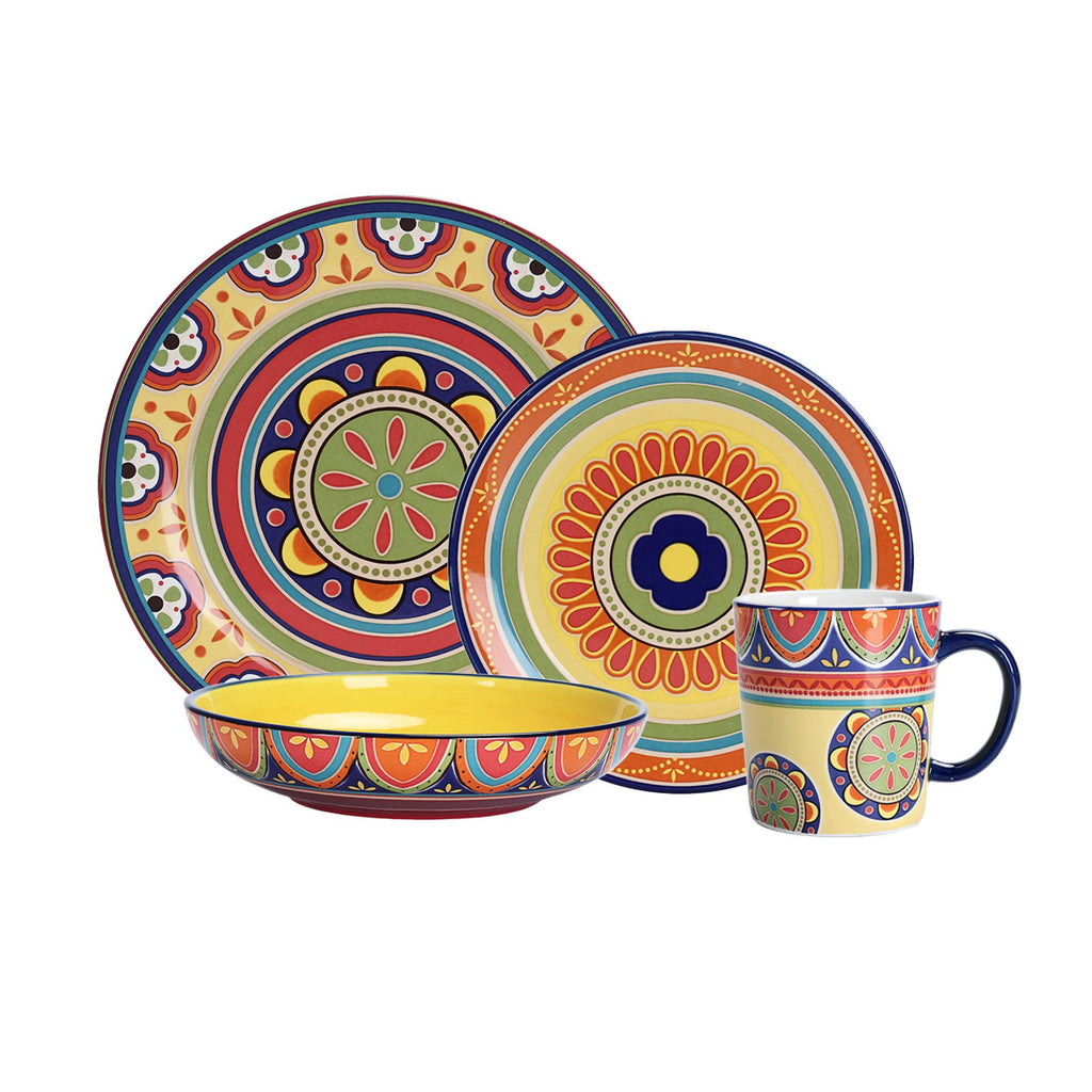Ceramic 16 pcs Dinnerware Set, Service for 4 G975231