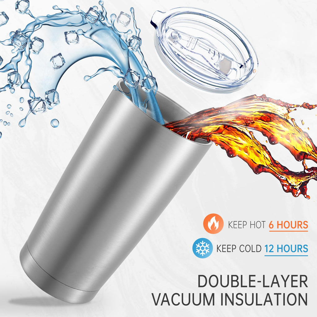 20 oz Stainless Steel Insulated Tumbler with Lid T934