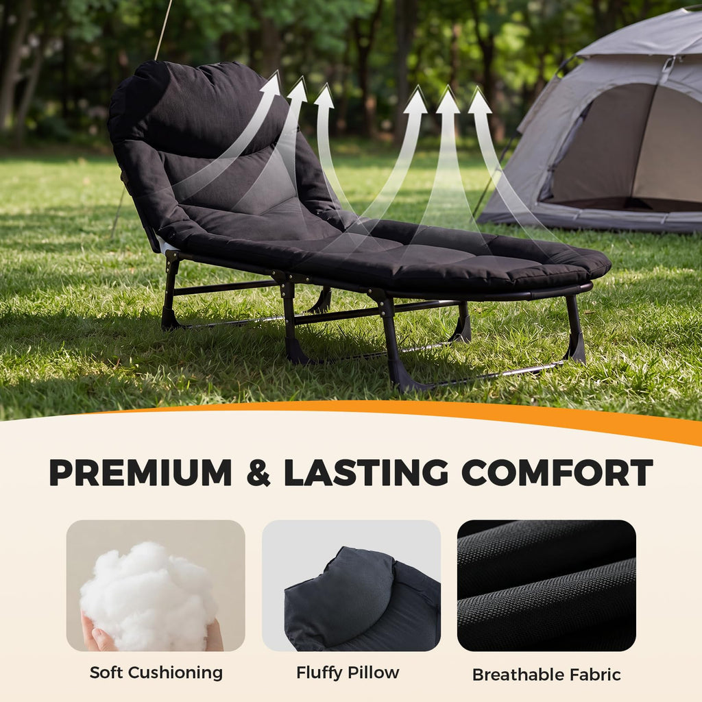 Camping Cot with Mattress A517601