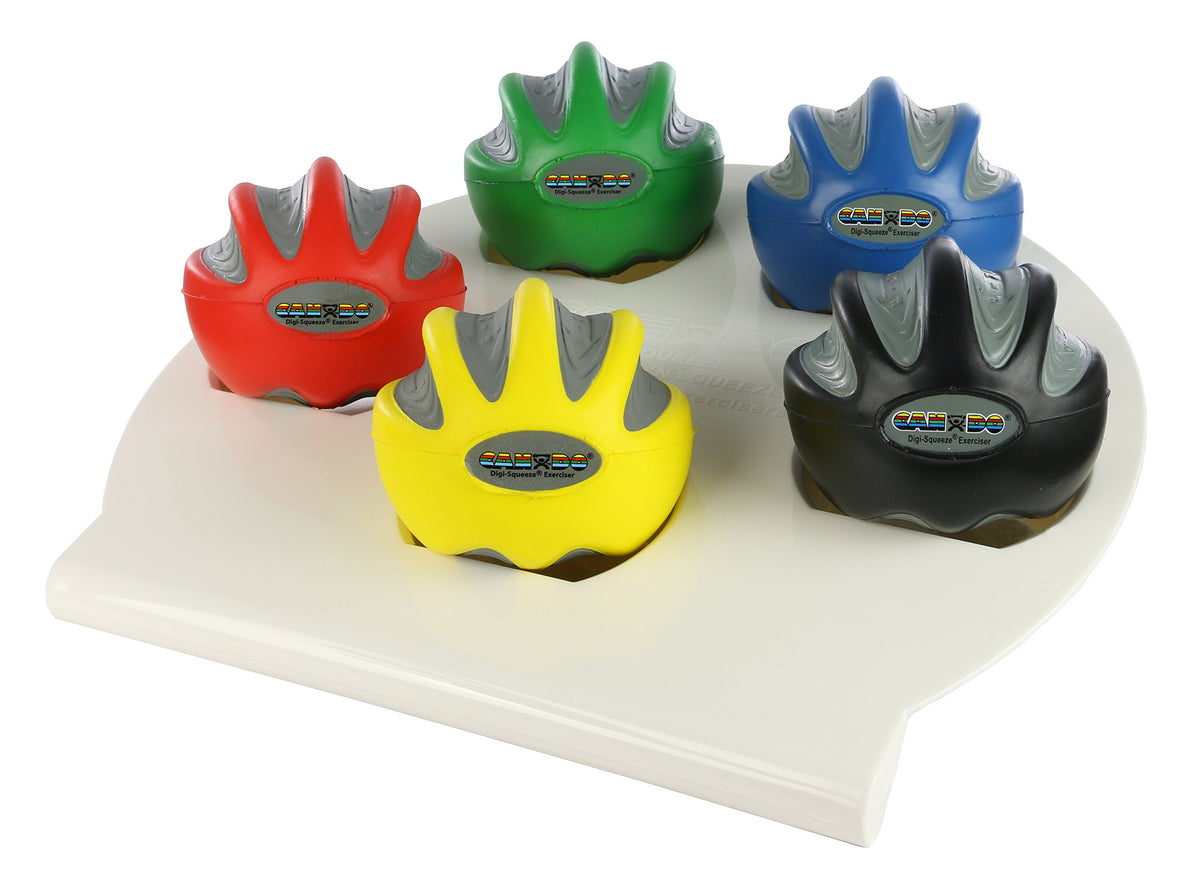 Hand Exerciser Set of 5 Pieces with Rack W731994