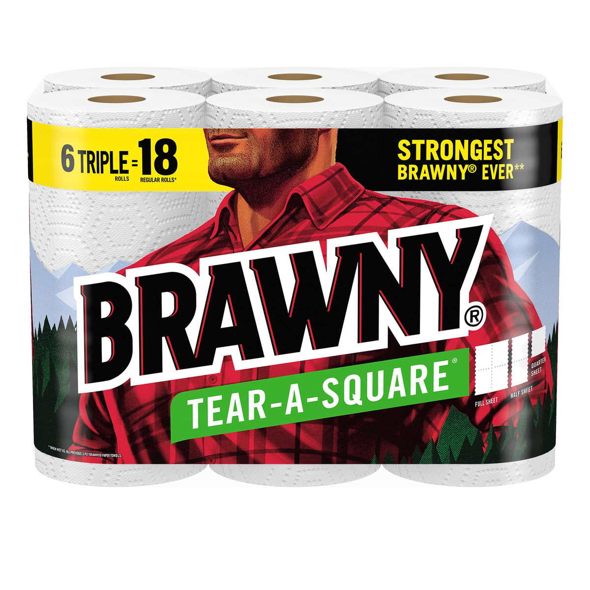 Paper Towels, 6 Triple Rolls G964