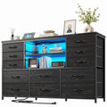 Black Wood Grain Dresser C2814
