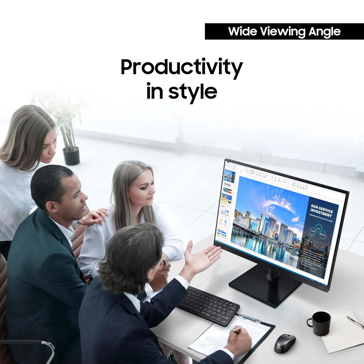 24-Inch FHD 1080p IPS Computer Monitor T396632