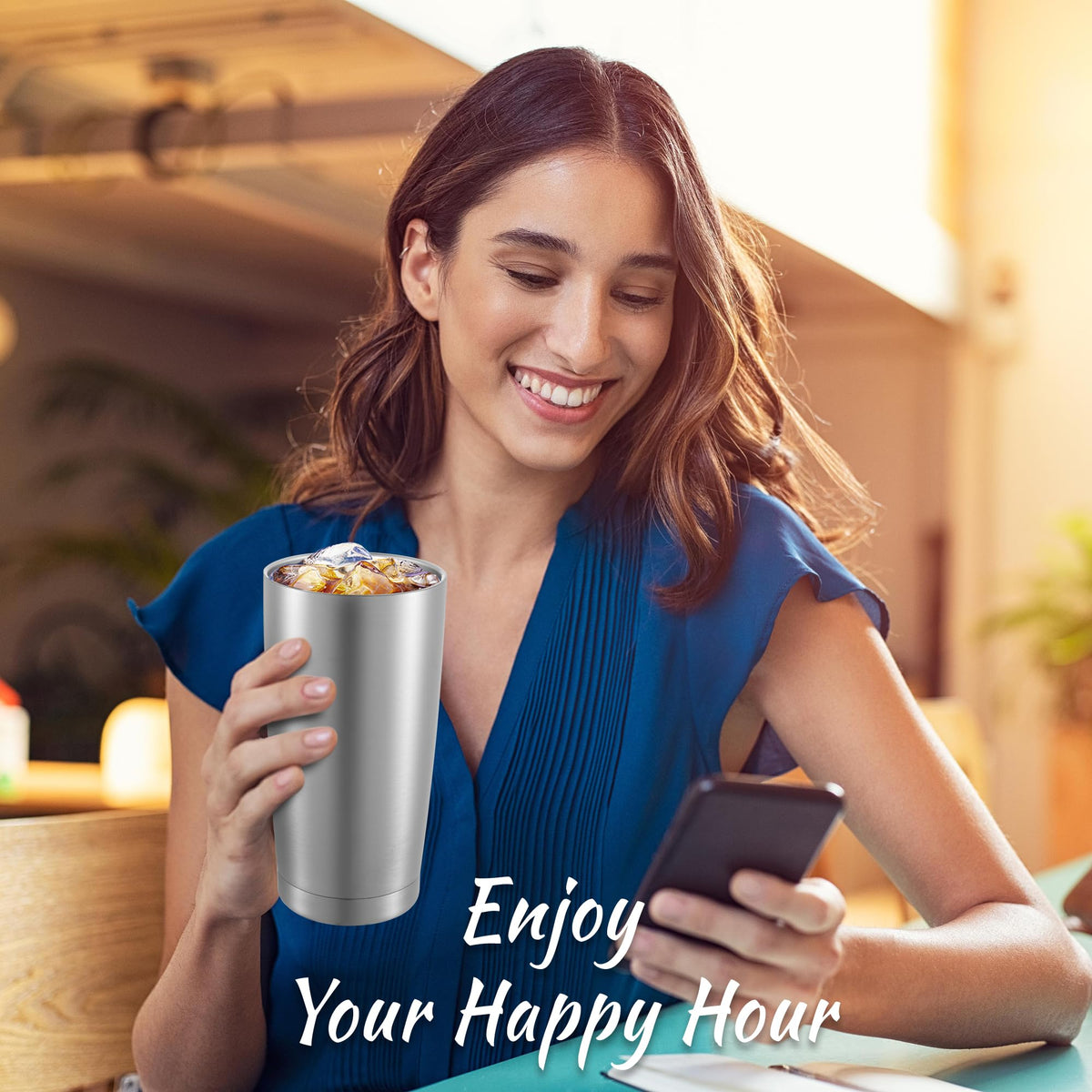 20 oz Stainless Steel Insulated Tumbler with Lid T934