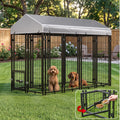 8x4x6 FT Heavy Duty Outdoor Dog Kennel with Roof I921630