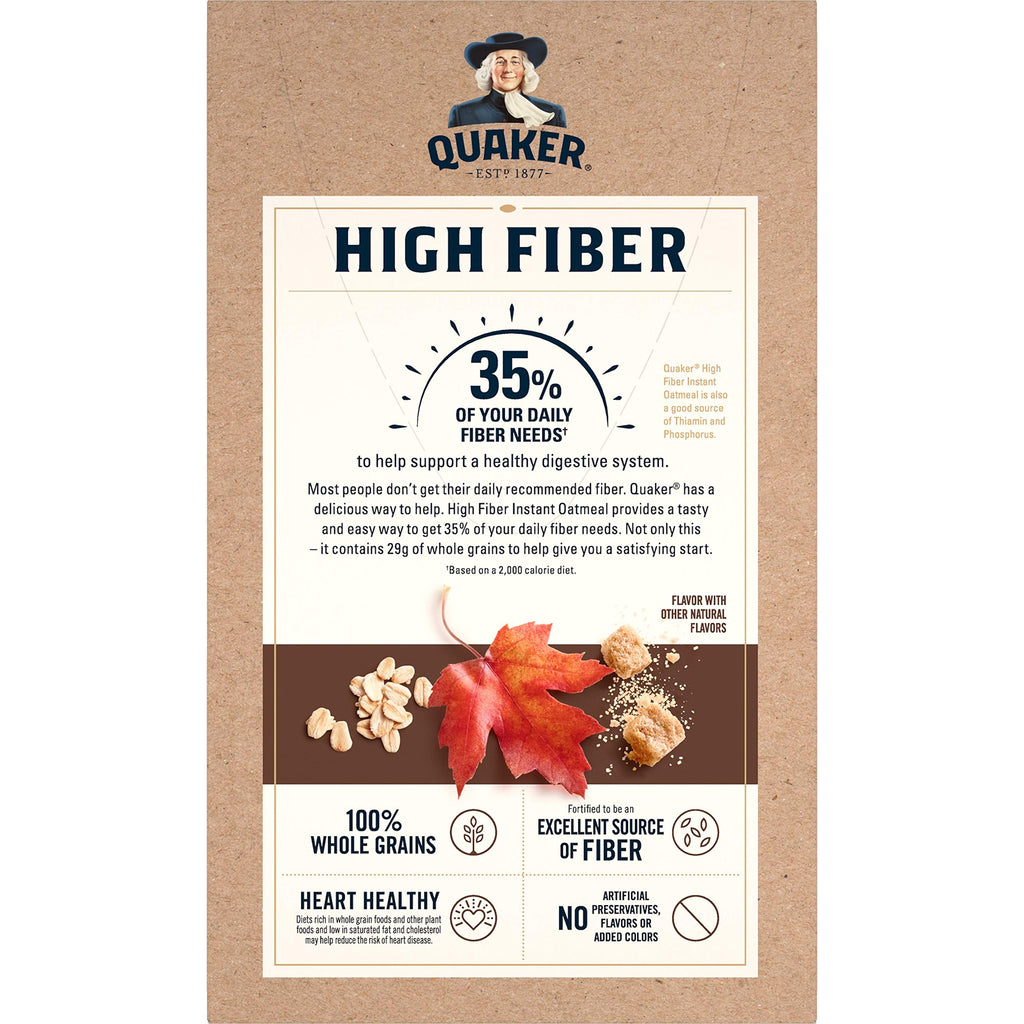 High Fiber Instant Oatmeal 8 Ct R369