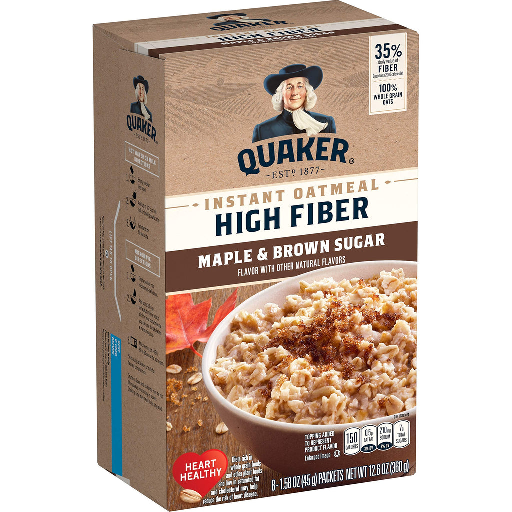 High Fiber Instant Oatmeal 8 Ct R369